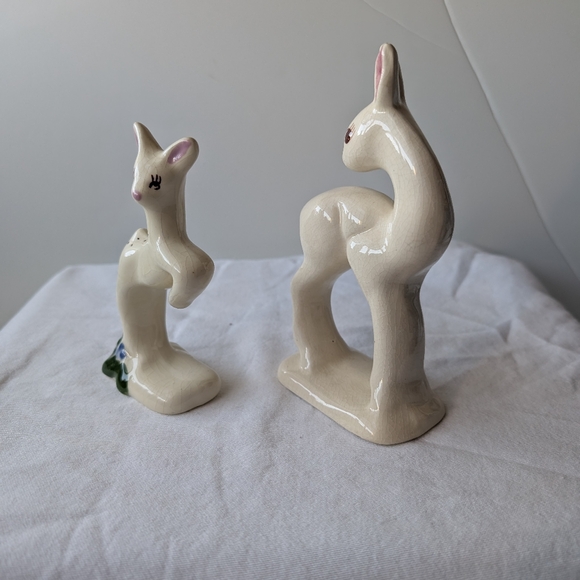 Vintage Rio Hondo California Pottery Ceramic Mother Deer and Baby Doe Figurines - Picture 8 of 14
